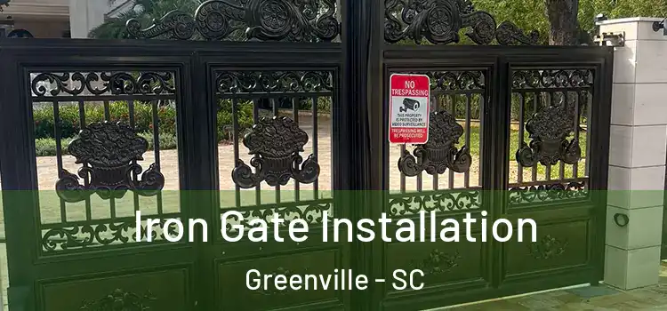 Iron Gate Installation Greenville - SC